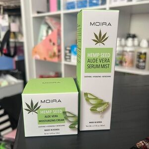 New Moira Aloe Vera Skincare Set - Serum Mist and Cream